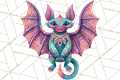 Vibrant Alebrije Dreamers Clipart, Fantasy Creatures Png Product Image 3