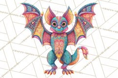 Vibrant Alebrije Dreamers Clipart, Fantasy Creatures Png Product Image 5