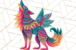 Vibrant Alebrije Dreamers Clipart, Fantasy Creatures Png Product Image 3