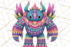 Vibrant Alebrije Dreamers Clipart, Fantasy Creatures Png Product Image 4