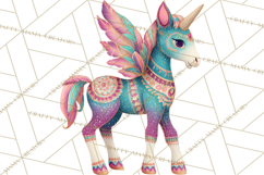 Vibrant Alebrije Dreamers Clipart, Fantasy Creatures Png Product Image 2