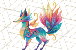 Vibrant Alebrije Dreamers Clipart, Fantasy Creatures Png Product Image 4