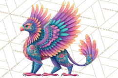 Vibrant Alebrije Dreamers Clipart, Fantasy Creatures Png Product Image 5