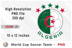 Algeria National Team Soccer Ball. World Cup 2026 Product Image 1