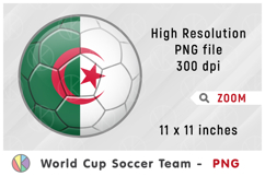 Algeria National Team Soccer Ball. World Cup 2026 Product Image 1