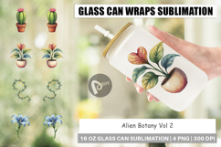 Alien Botany Cosmic Love Glass Can Product Image 1