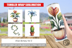 Alien Botany Cosmic Love Tumbler Product Image 1