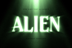 Alien Glow Text Effect Product Image 1