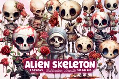 Alien Skeleton Sublimation Bundle, Sublimation Clipart, Alien Skeleton Sublimation, Alien Skeleton Clipart, Alien Skeleton Watercolor, Watercolor Alien Skeleton, Watercolour Alien Skeleton