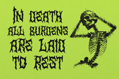 Alien Worms | Blackletter Font Product Image 3