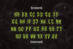 Alien Worms | Blackletter Font Product Image 12