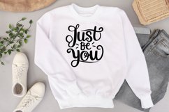 Just be you quote Svg Png Product Image 3