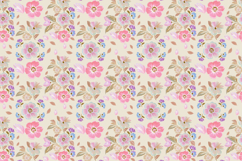 Pastel Wildflower Seamless Repeat Pattern Design Product Image 5