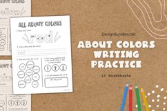 All About Colours Writing Practice