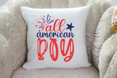 All American boy SVG, Boy silhouette SVG, USA SVG Product Image 3