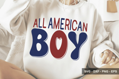 All American Boy - 4th Of July Design Product Image 1
