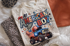 All American Boy PNG, Kids Patriotic PNG, 4th Of July PNG Product Image 2