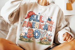 4th Of July PNG, All American Boy PNG, Kids Patriotic PNG Product Image 3