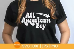 All American boy, 4th of July svg, patriotic day Product Image 2