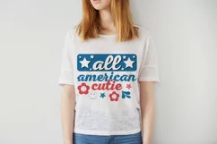 4th of July American Retro SVG Design, Holiday T-shirt Product Image 3