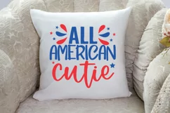 All American cutie SVG , USA Celebration SVG , USA SVG Product Image 3