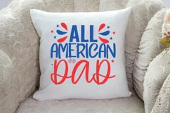 All American DAD SVG , USA Celebration SVG , USA SVG Product Image 3