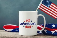 All American Dad SVG, 4th Of July SVG Design Product Image 2
