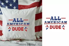 All American Dude SVG, 4th Of July SVG Design Product Image 3