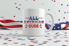 All American Dude SVG, 4th Of July SVG Design Product Image 2
