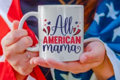 All american mama SVG, 4th of july SVG Design Product Image 2