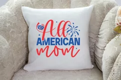 All American MOM SVG, Motherhood SVG, American mama SVG Product Image 3