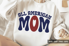 All American Mom- 4th Of July Design Product Image 1