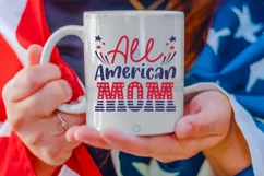 All american mom SVG, 4th of july SVG Design Product Image 2