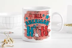 All American MOM Sublimation | 4th of July Retro Print Product Image 3