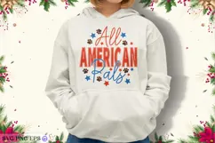 4th of July All American Pals SVG PNG Design Product Image 1