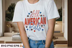 4th of July All American Pals SVG PNG Design Product Image 2