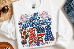 All American papa png sublimation design Product Image 2