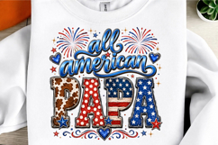 All American papa png sublimation design Product Image 3
