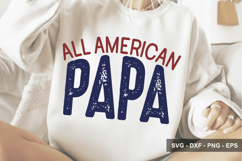All American Papa - 4th Of July Design Product Image 1