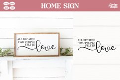 All Because Two People Felt in Love SVG 