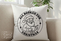 All Booked For Christmas SVG PNG - Christmas Book Lover Girl Product Image 5