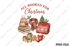 All Booked for Christmas PNG Product Image 1