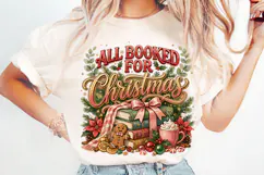 All Booked For Christmas PNG Designs Product Image 1