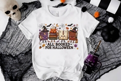 All Booked For Halloween Cute Witchy Books PNG Design Art Product Image 2