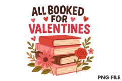 All Booked for Valentines PNG Product Image 1