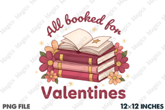 All Booked for Valentines PNG Product Image 1