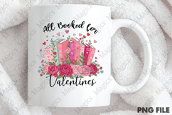 All Booked for Valentines PNG, Book Lover Product Image 4