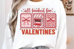 All Booked for Valentines png, Book Lover Valentine Design Product Image 2
