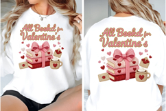 All Booked for Valentines PNG, Floral Valentine PNG, Product Image 2