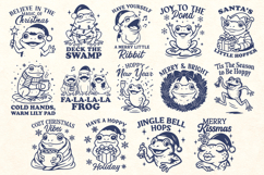 Funny Christmas Animal SVG Bundle, 58 Holiday Quotes Designs Product Image 4